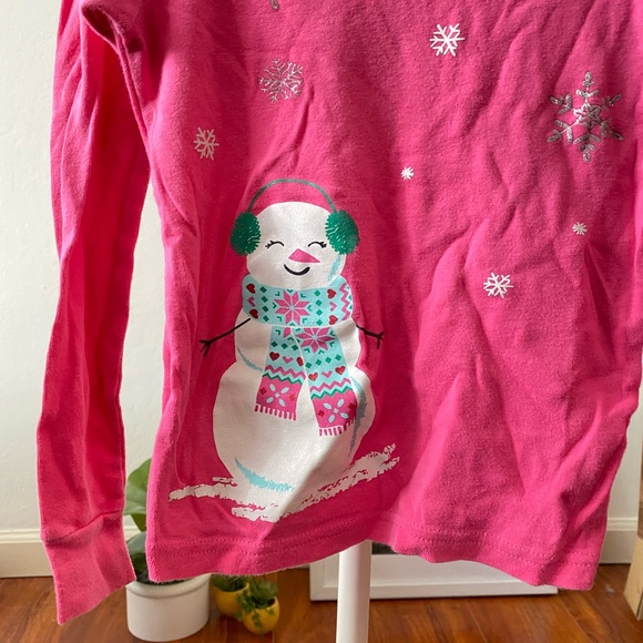 🦋 Carter’s Christmas Snowman Long Sleeve T-Shirt - Picture 5 of 5